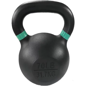 Cast Iron Kettlebell Weights for Home Gym, Heavy Duty Strength Training, Workout Equipment for HIIT, Functional Fitness