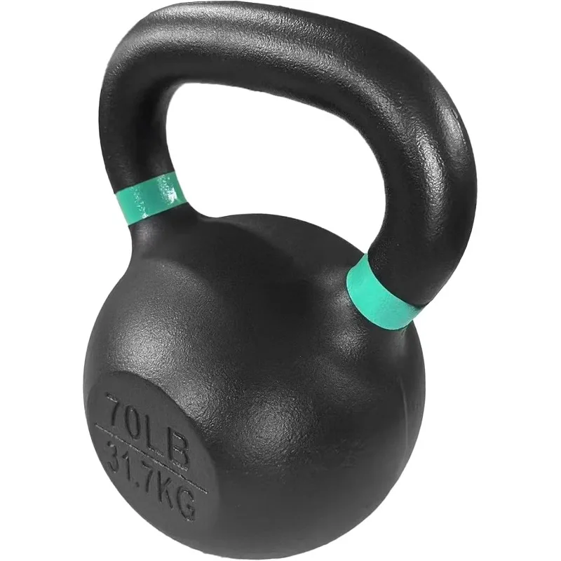 Cast Iron Kettlebell Weights for Home Gym, Heavy Duty Strength Training, Workout Equipment for HIIT, Functional Fitness - Image 2